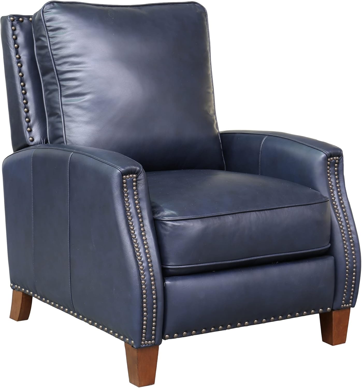Melrose Recliner Chair Shoreham Blue Leather Kuwait Ubuy