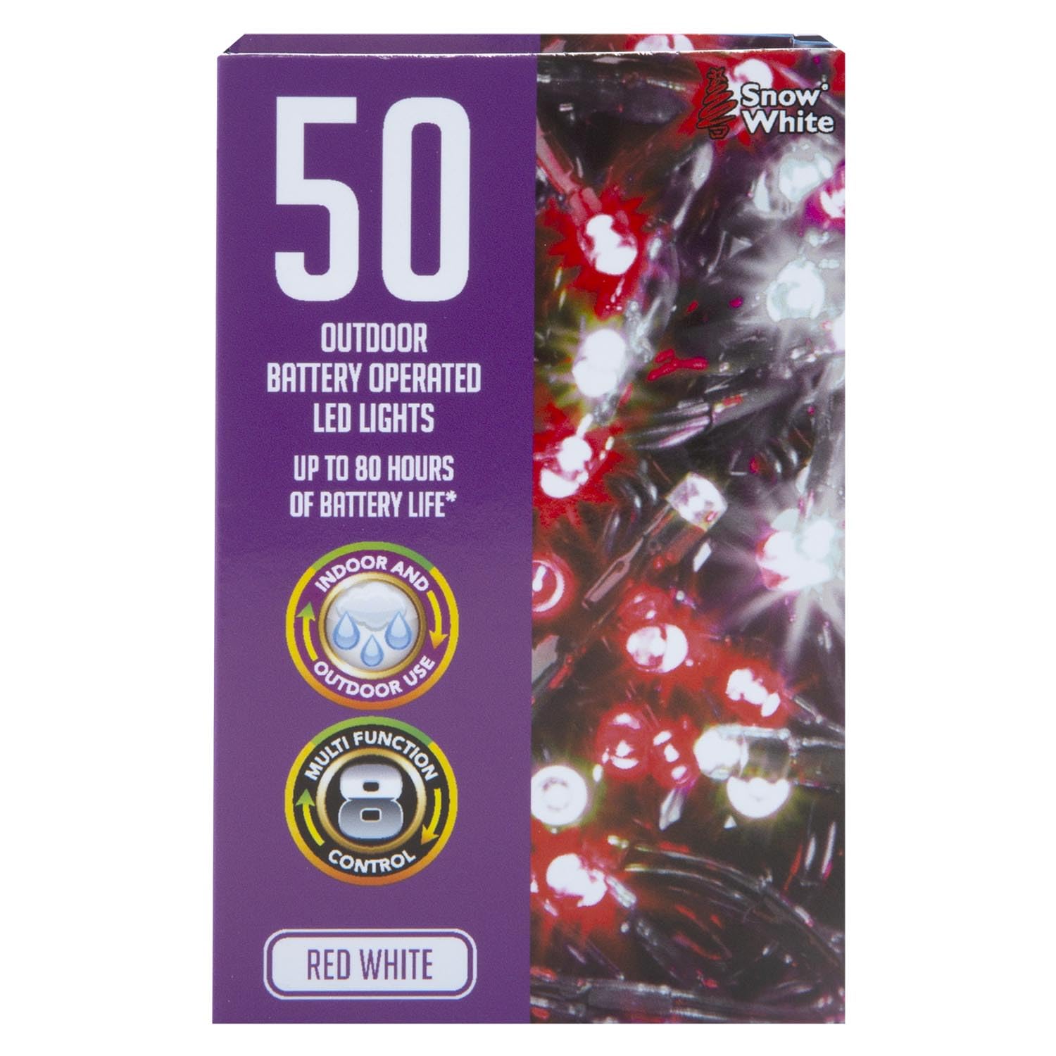 VFM e-Store Christmas String Lights 50 Bulbs 5m