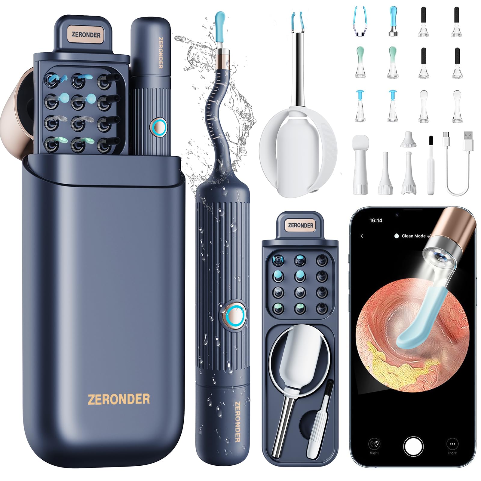 50% Off ZERONDER Ear Wax Removal Camera Otoscope