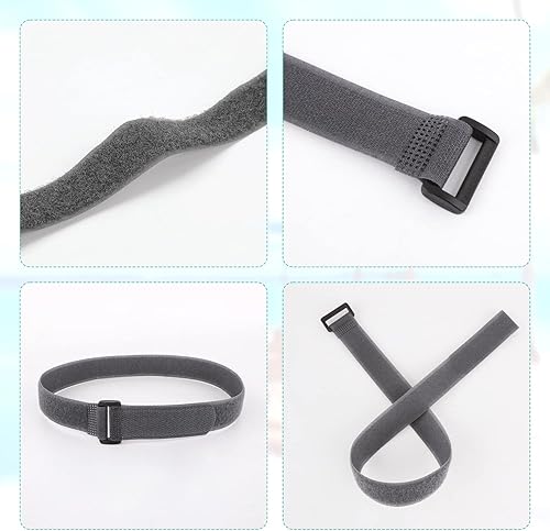 Miniatura 4 de LUTER Correa para sombrilla de patio, 6 correas ajustables de nailon para sombrilla de patio, correa de amarre para sombrilla de patio, correa