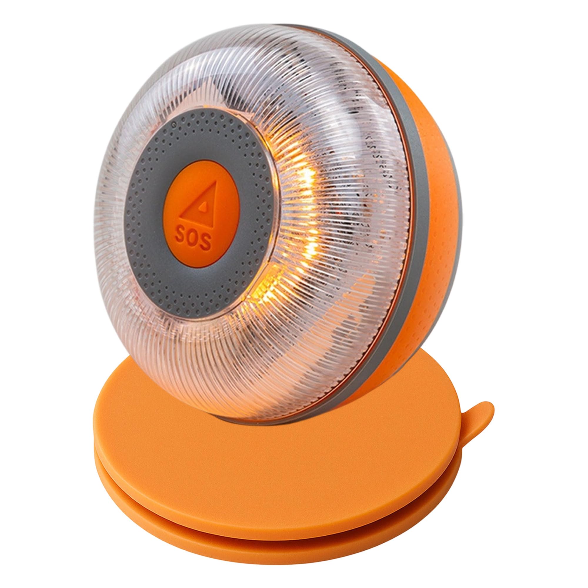 Emergency Light V16 Connected Approved, DGT 3.0, Data up to 2038 + Universal Suction Cup Holder
