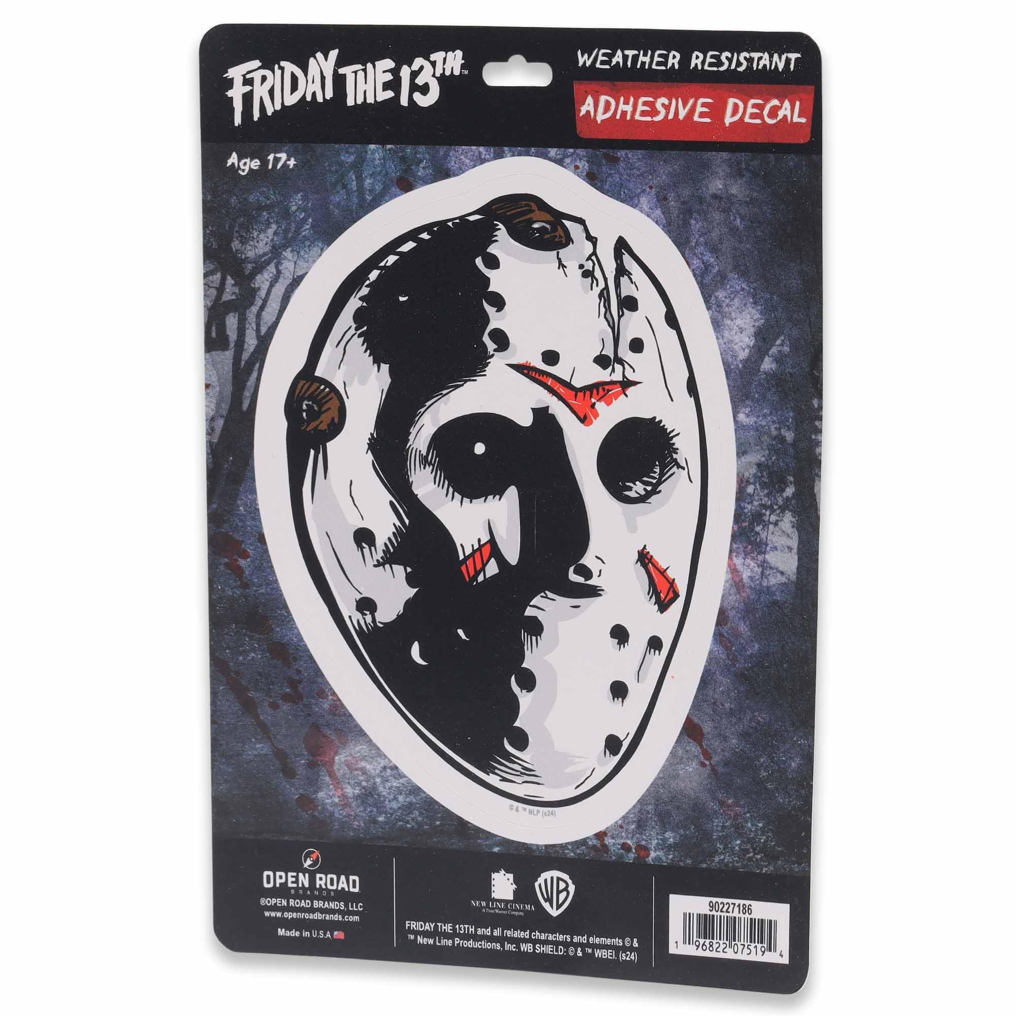 Amazon.com: Friday the 13th Jason Mask Adhesive Vinyl Decal