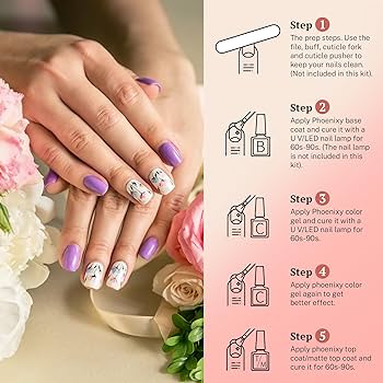 Amazon.com : phoenixy 24 PCS Gel Nail Polish, Gel Nail Polish Kit