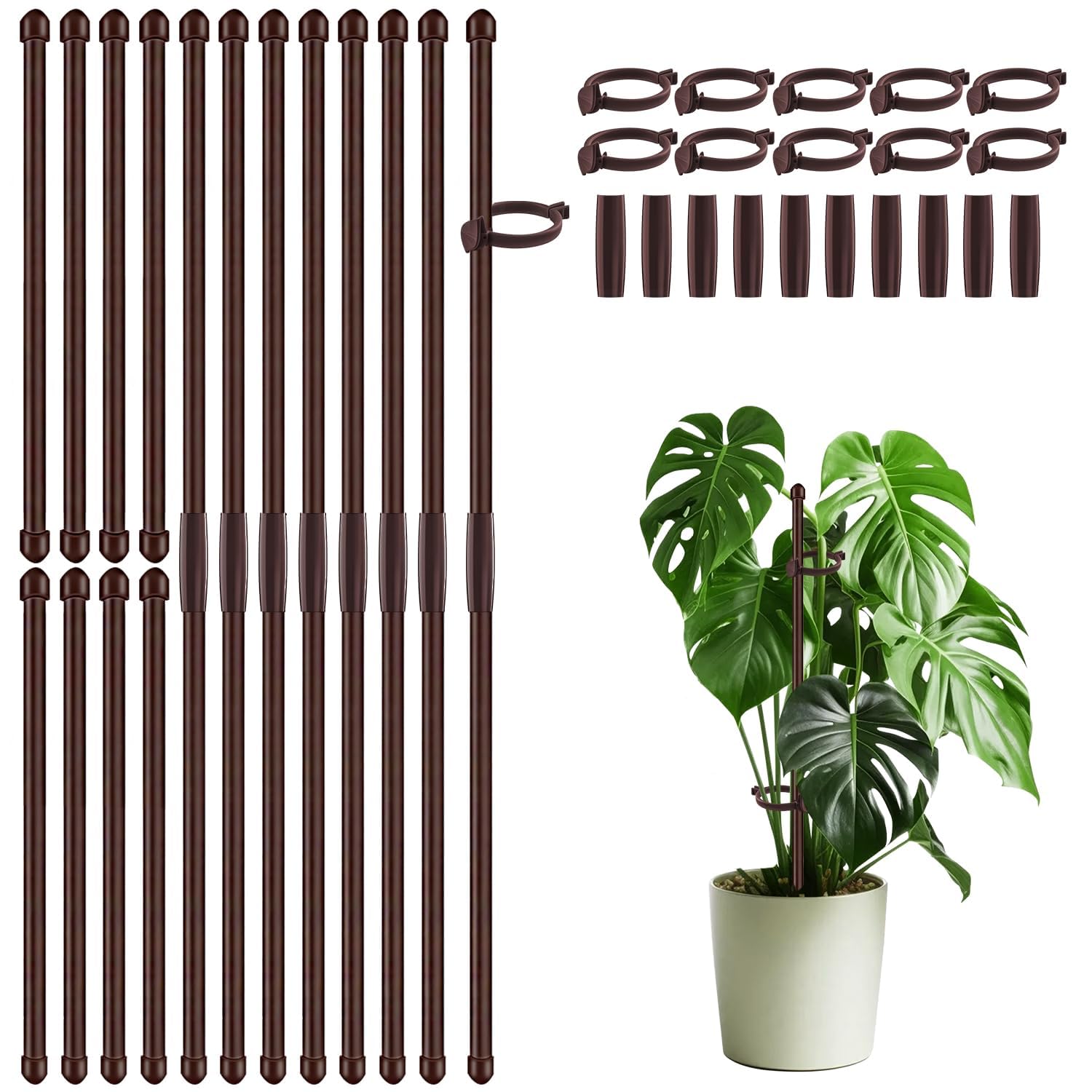 SupKing 30Pcs Plant Support Stakes