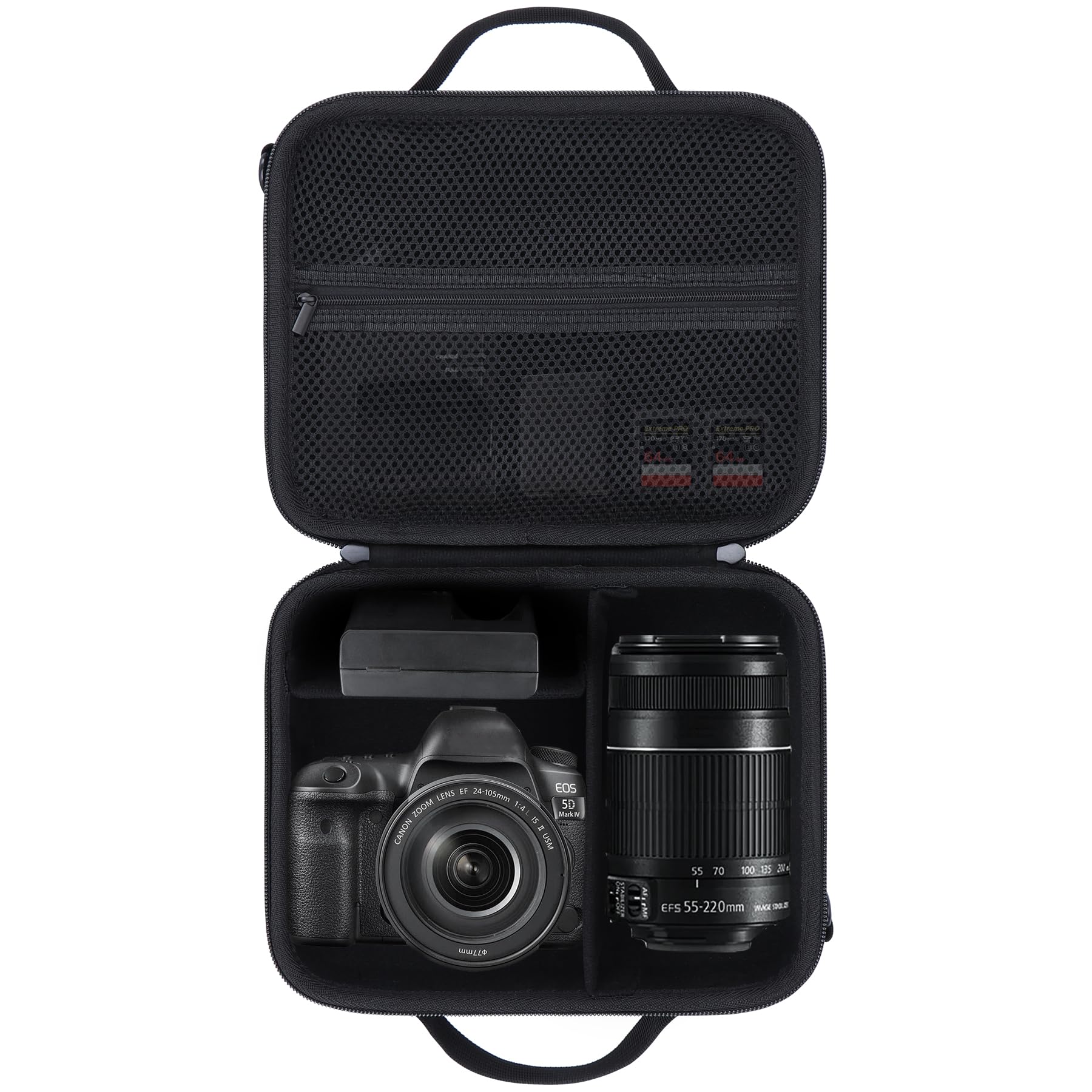 Storage Case Compatible with Canon EOS Rebel 90D / 5D Mark IV / R6 Mark II / R5 / R50 / R7 / R8 / R100 / 2000D / Kiss X90 / Kiss X9i DSLR Camera