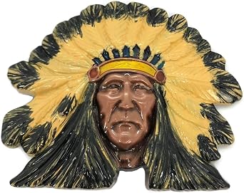 OEM Wolverine Native Indian Chief Head Belt Buckle Replica, Mix, One Size