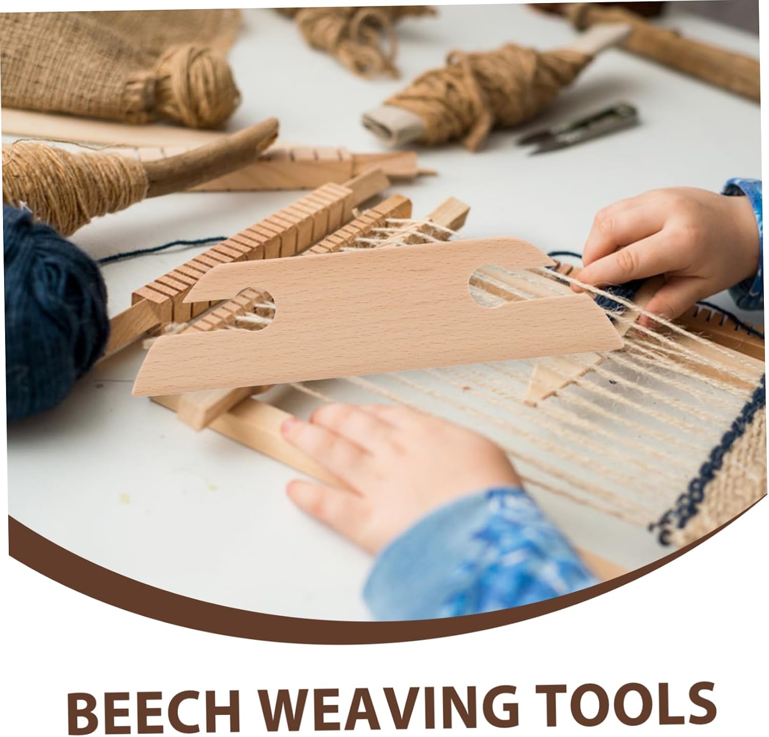 Wooden Weaving Loom Tool Set for Beginners, Xmas DIY Crafts