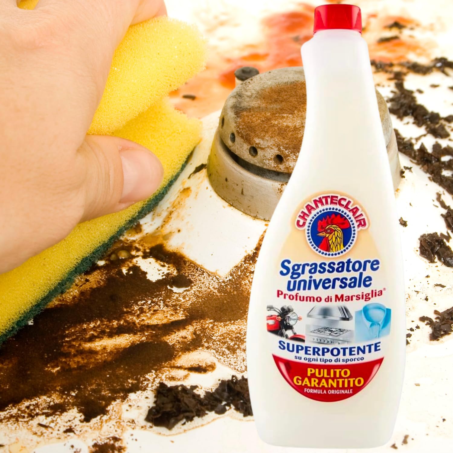 Ricarica Sgrassatore Universale al Profumo di Marsiglia – 600 ml – Pulizia Efficace e Fragranza Mediterranea – Variazioni 4/8/12 Pezzi (12)