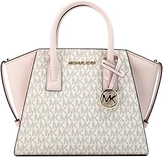 Michael Michael Kors Avril - Bolso pequeño con cremallera superior con logotipo (rubor en polvo), Pwd Blsh Mlt