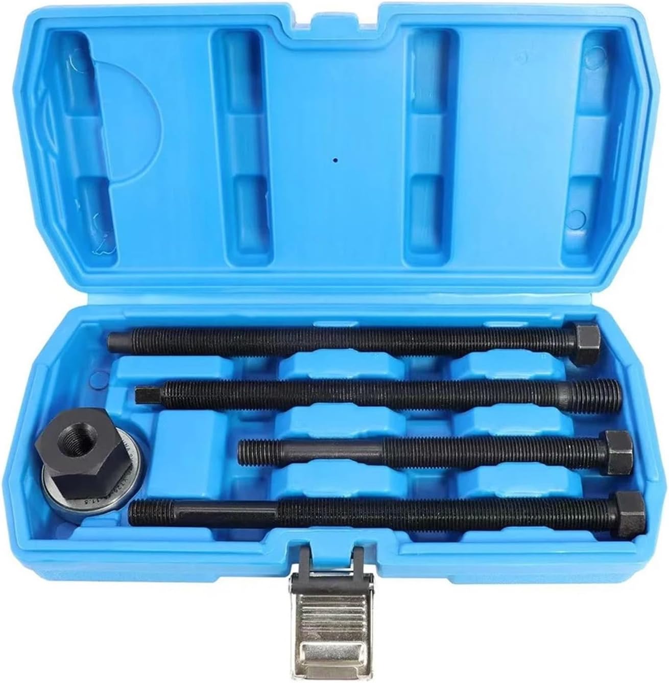 5Pcs Harmonic Balancer Installer Tool Set Long Reach Crank Pulley Underdrive Damper Puller Installation Kit Compatible With Dodge