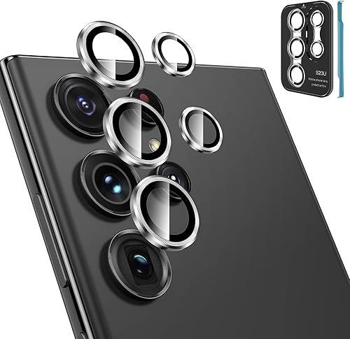 Miniatura 33 de Tensea Protector de lente de cámara compatible con Samsung Galaxy S26 Ultra, protector de pantalla de vidrio templado 9H, anillo individual de