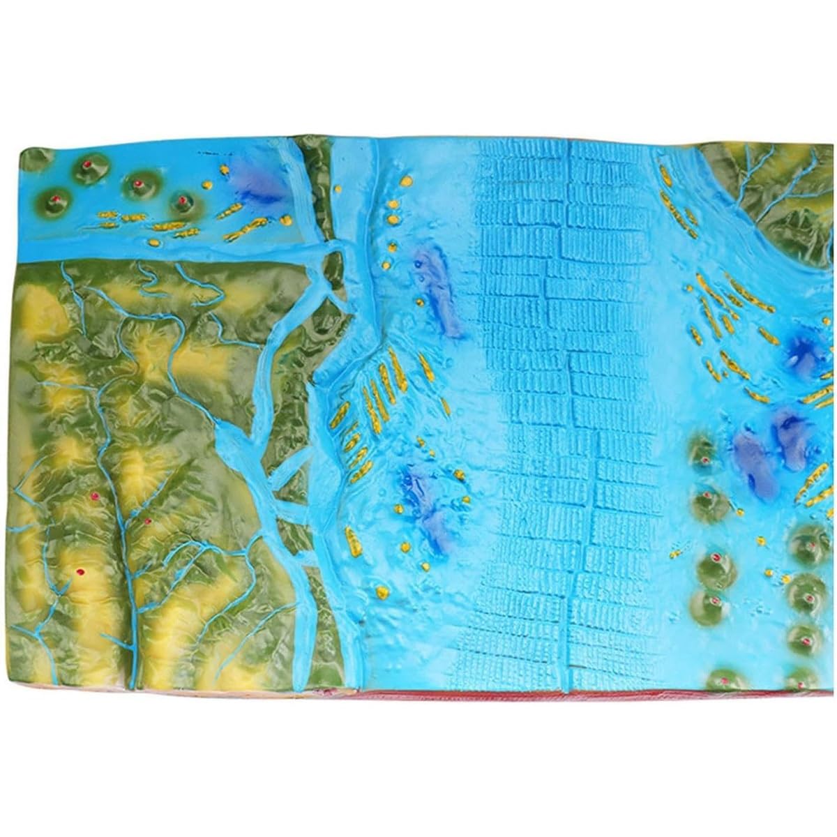 Modèle démonstrateur pédagogique géographique - Tectonique des plaques 3D et modèles géomorphologiques pour une utilisation éducative dans les lycées junior et senior