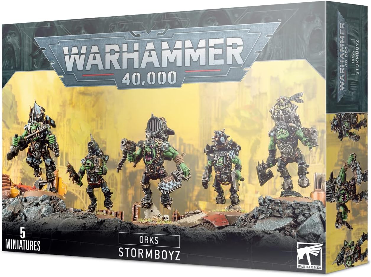 Games Workshop Warhammer+40k+-+Orks+Stormboyz+%282018%29, Black