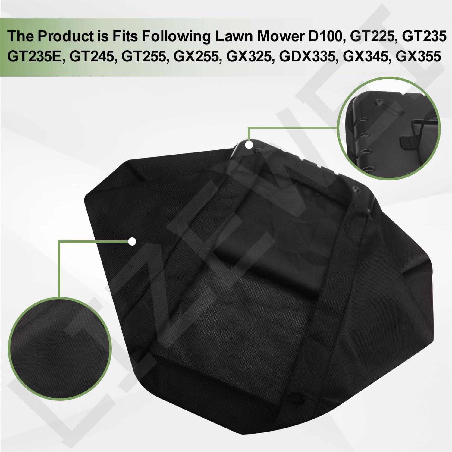 Amazon.com : LIZEWEI AM135485 Medium Density Grass Bag Compatible 
