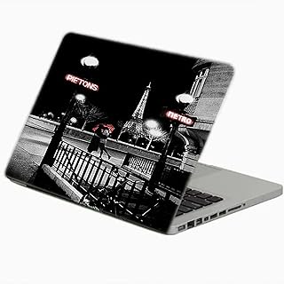 TAT Stains Liquid Texture Printed Laptop Sticker Multicolour-15.6 inch-4239