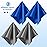 Frienda 12 Pack Large Microfiber Glass Cleaning Cloths 12 x 12 Inch Oversized Sunglasses Cleaning Cloths for Electronics Glasses Screens and Lenses(Blue,Deep Gray)