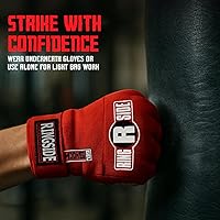 Vista 3 de Ringside guantes de entrenamiento de envoltura rápida para Muay Thai, MMA, Kickboxing