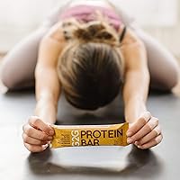 Vista 6 de G2G Barra de proteínas, mantequilla de maní y plátano, aperitivo saludable, delicioso reemplazo de comidas, sin gluten, ingredientes limpios