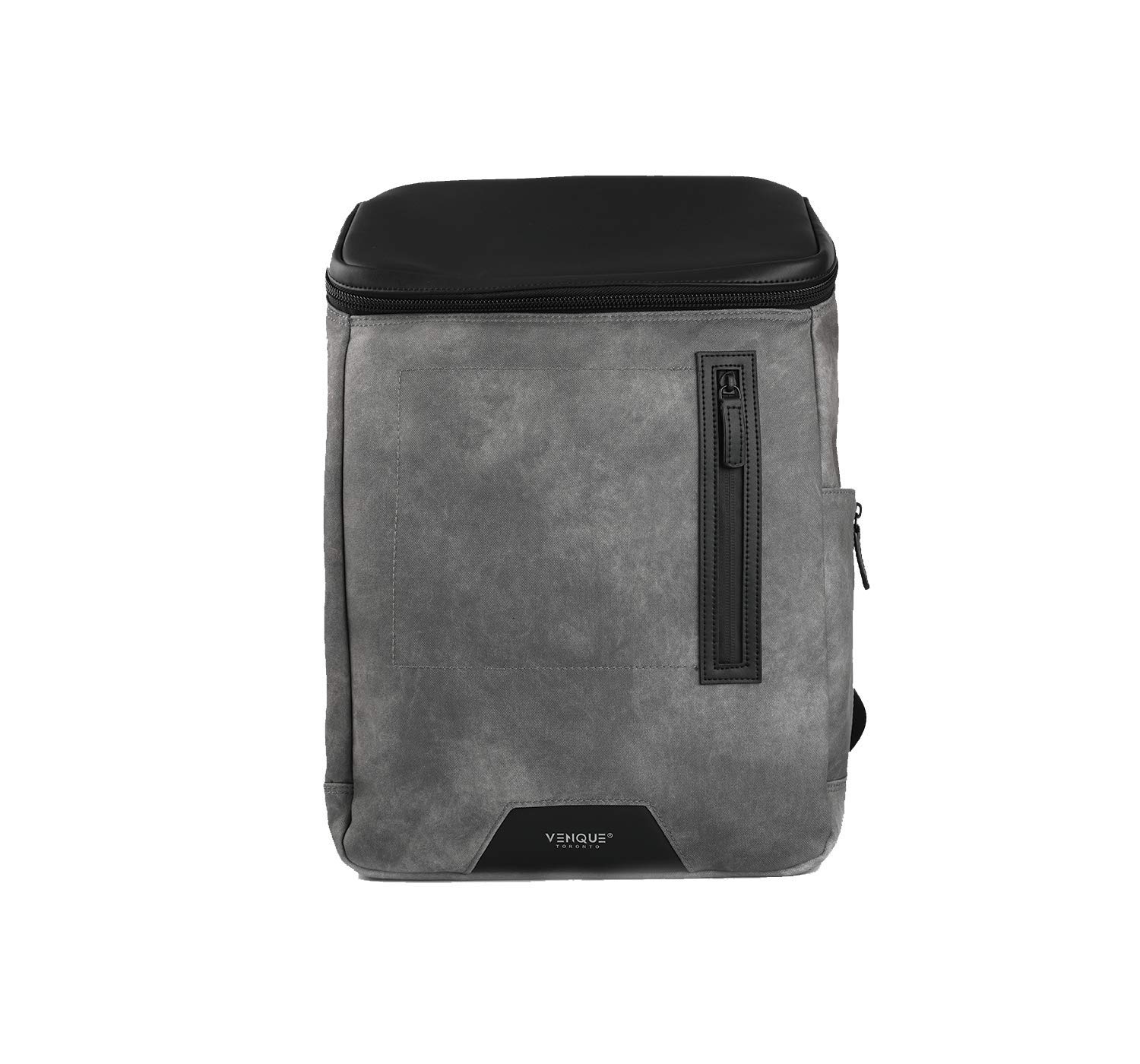 VENQUE Amsterdam Matt Grey (Water-Resistant Stylish Lightweight camping  hiking Daypack Travel Business School Backpack Fits 15 inch Laptop)