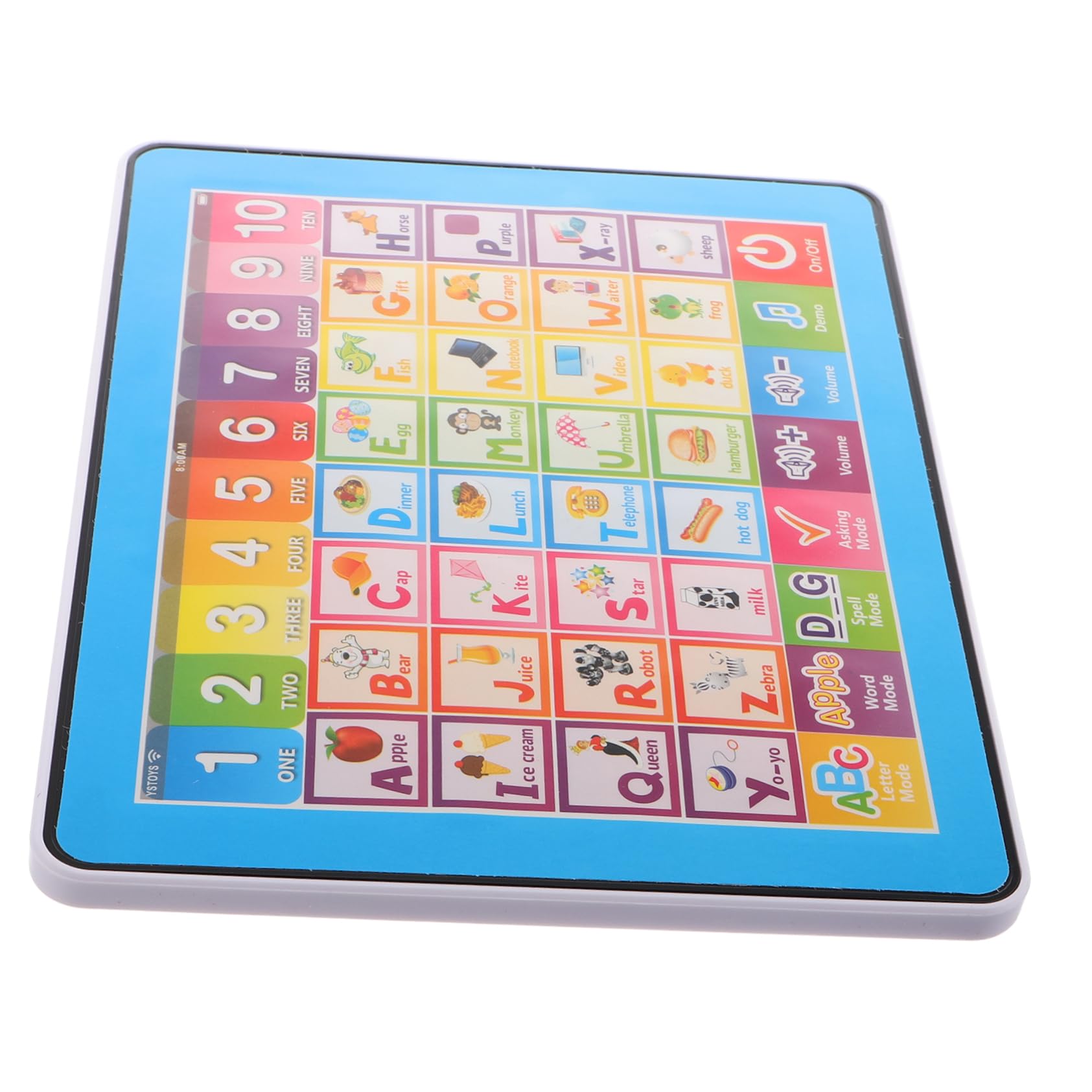 HANABASS 3 Tablet Educativo per Touch Screen Interattivo Apprendimento Alfabetico e Numerico Portatile Multifunzione per Prima Dispositivo Didattico Precoce