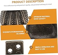 Vista 3 de DOITOOL Protectores de pies de pecho para joyas, 12 piezas, bloques antideslizantes para muebles, funda de madera, protectores de pies