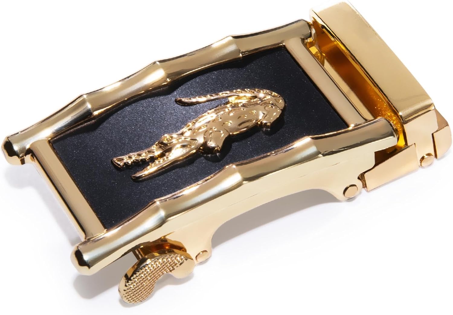 Barry.Wang Designer Mens Belts Leather Ratchet 1 3/8" Adjustable Sliding Buckle Dress Belt Automatic Strap Golf Business - Image 2