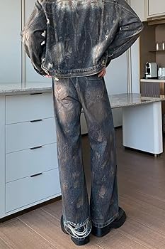 てんてんこ⭐︎ STAMMBAUM ダメージ加工デニムジャケット てんてんこ⭐︎ STAMMBAUM ダメージ加工デニムジャケット てんてんこ