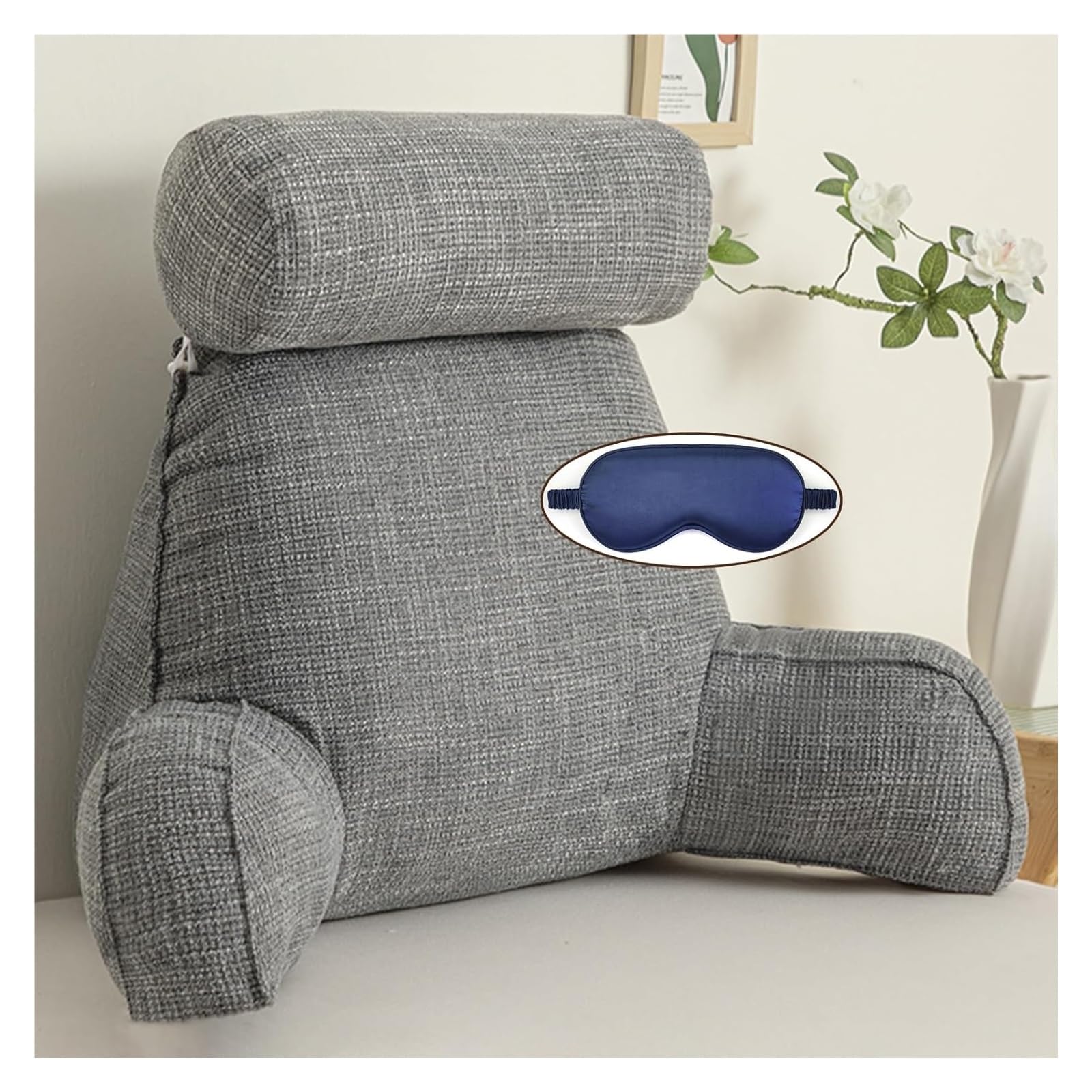 Iulgfsc J Reading Pillow， Reading Cushion,Detachable Sofa And Bedside,Backrest Lounge