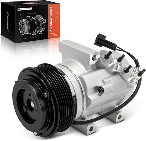 A-Premium Compresor de aire acondicionado con embrague compatible con Ford Ranger 2.5L 2013-2015 Gas, Ranger 2.2L 2015 Diesel Turbocharged
