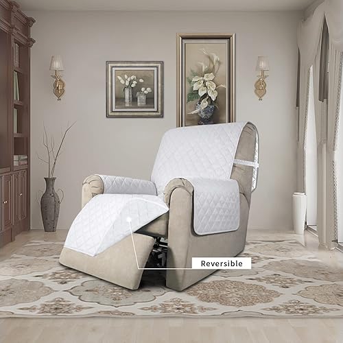 Miniatura 1170 de Easy-Going - Funda reversible para sofá, resistente al agua, con varillas de espuma y correas elásticas, protector de muebles para mascotas y perros