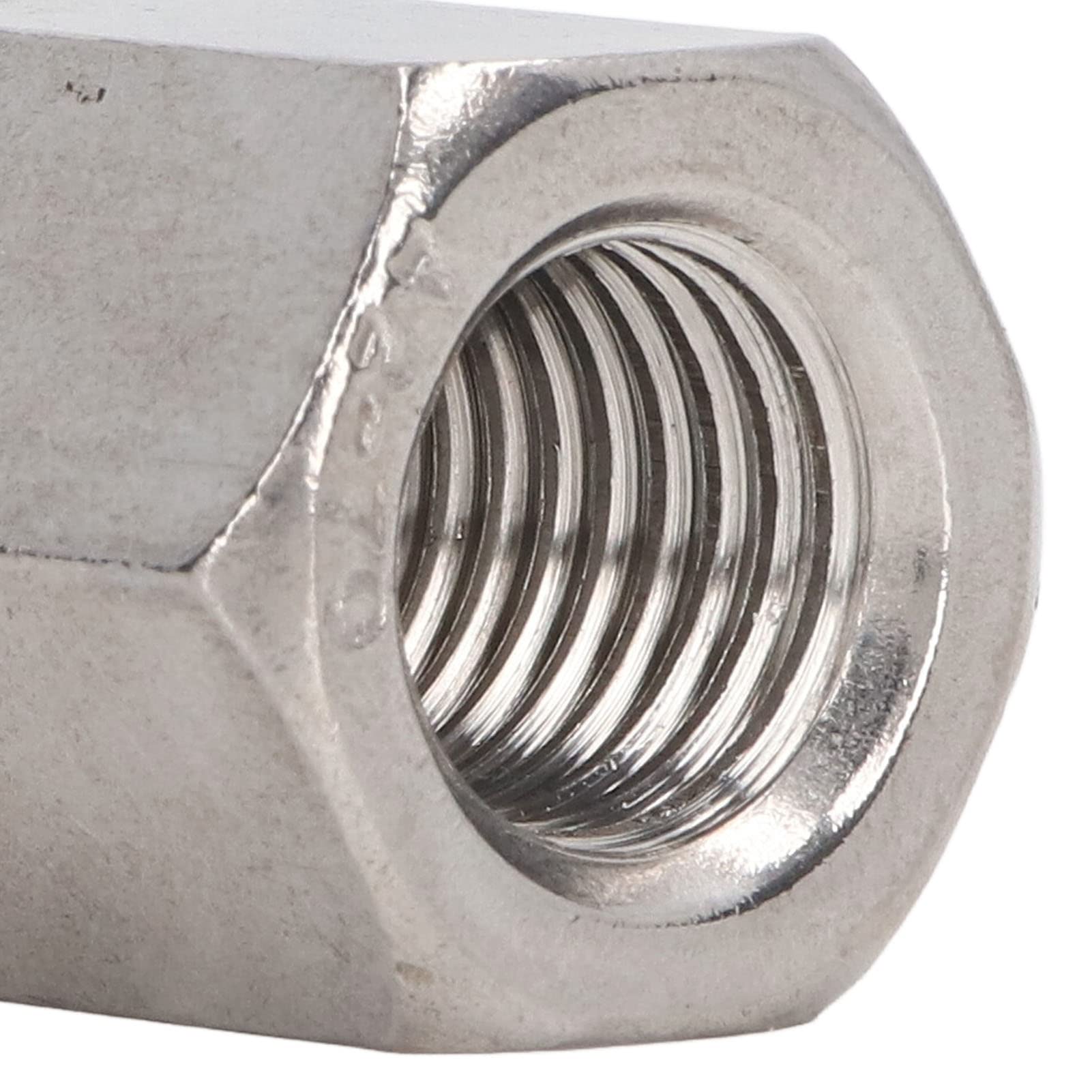 Hex Nut, Thread Nut, 5pcs 15mm 17mm M12*40 Carbon Steel Long Rod Nut Hex Hexagonal Sleeve Nut Standoff Threaded Fasteners(17mm