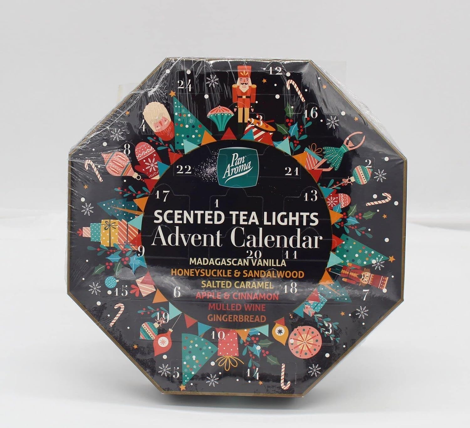 Widdle Gifts Scented Tea Light Advent Calendar 24 Days 6 Scents 3 Hours