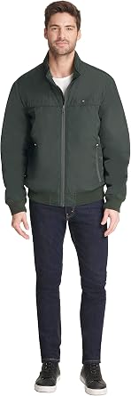 Tommy Hilfiger Mens Four-Pocket Bomber Jacket