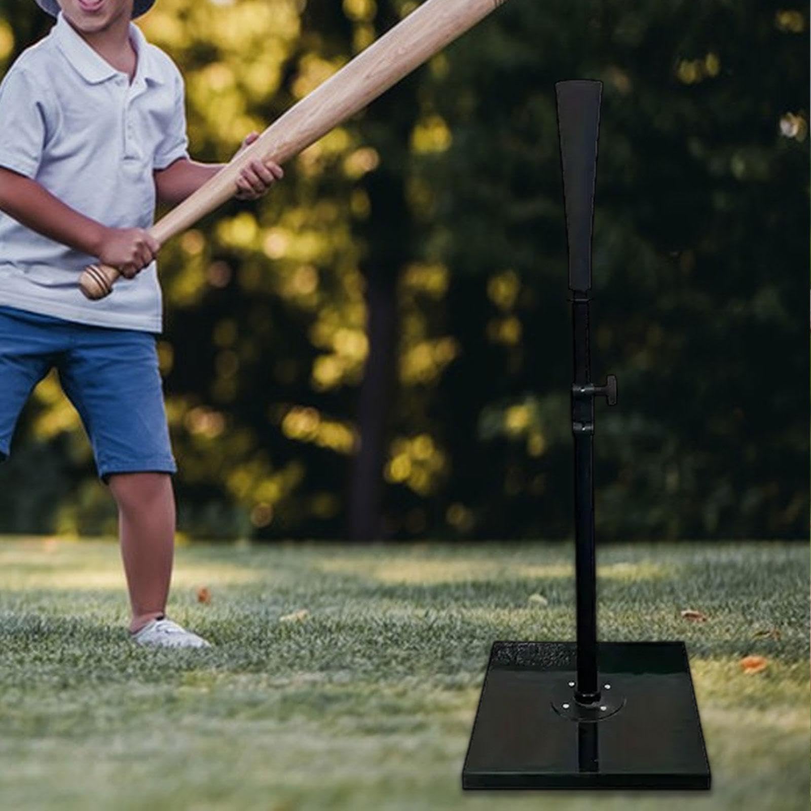 Baseball-Schlag-Tee, höhenverstellbar, wetterfest, für und Erwachsene, Mehrzweck-Reise-T-Ständer, 61–94 cm