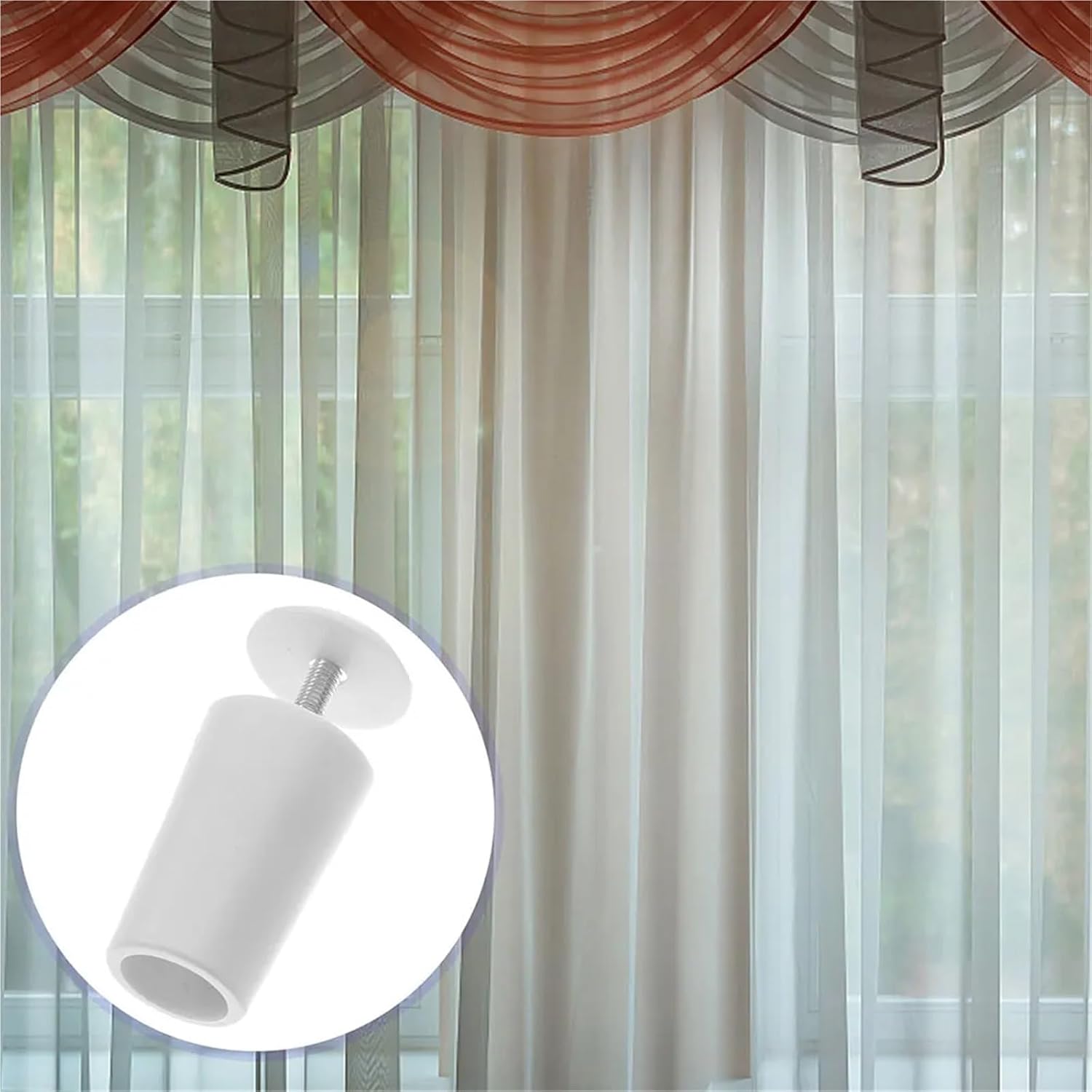 Durable 10Pcs Curtain Limiter Roller Shutter Stopper for Garage Blind Replacement Parts Stoppers