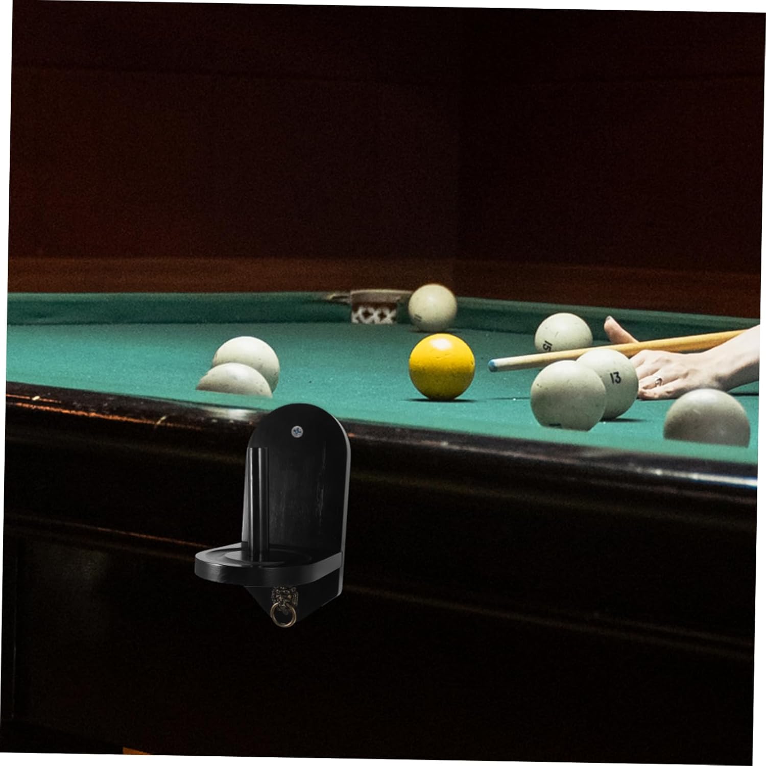 Wall Mounted Pool Table Chalk Holder Sturdy Design for Easy Chalk Storage Detachable and Elegant for Billiard Tables Compatible with Various Models