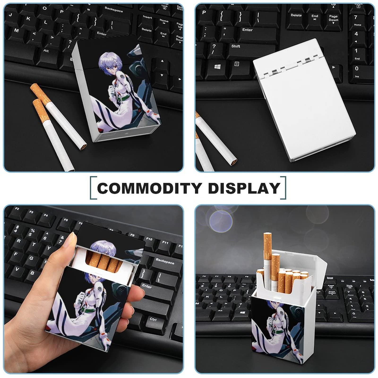 【希少•レア】エヴァンゲリオン　アスカ　綾波レイ　タバコ入れ 希少•レア】エヴァンゲリオン アスカ 綾波レイ タバコ入れ