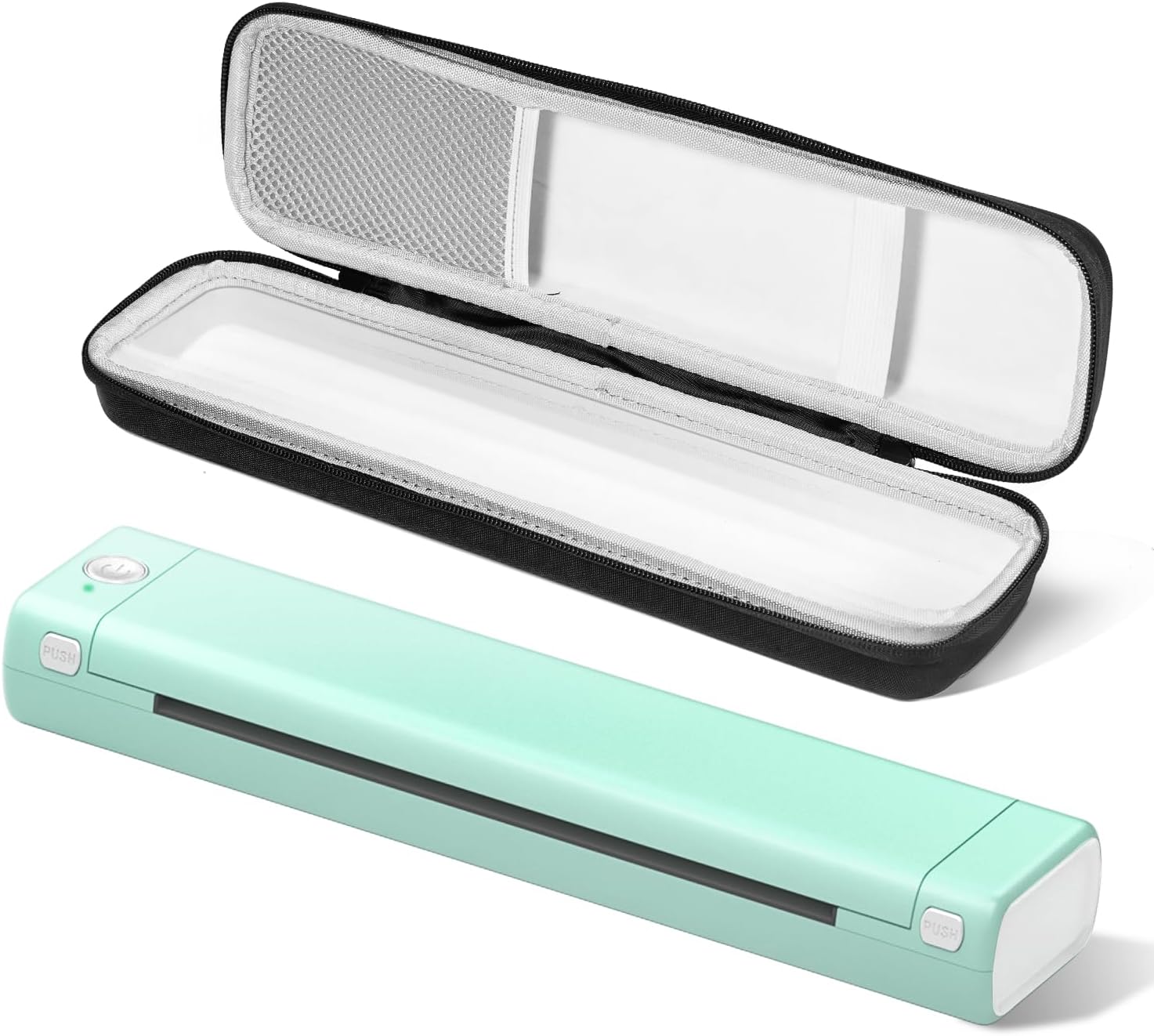 Itari Portable Wireless Printer for Travel - Bluetooth Tattoo Stencil Printer, 8.5" X 11" US Letter, No-Ink Thermal, Case Included, Compatible with Android & iOS