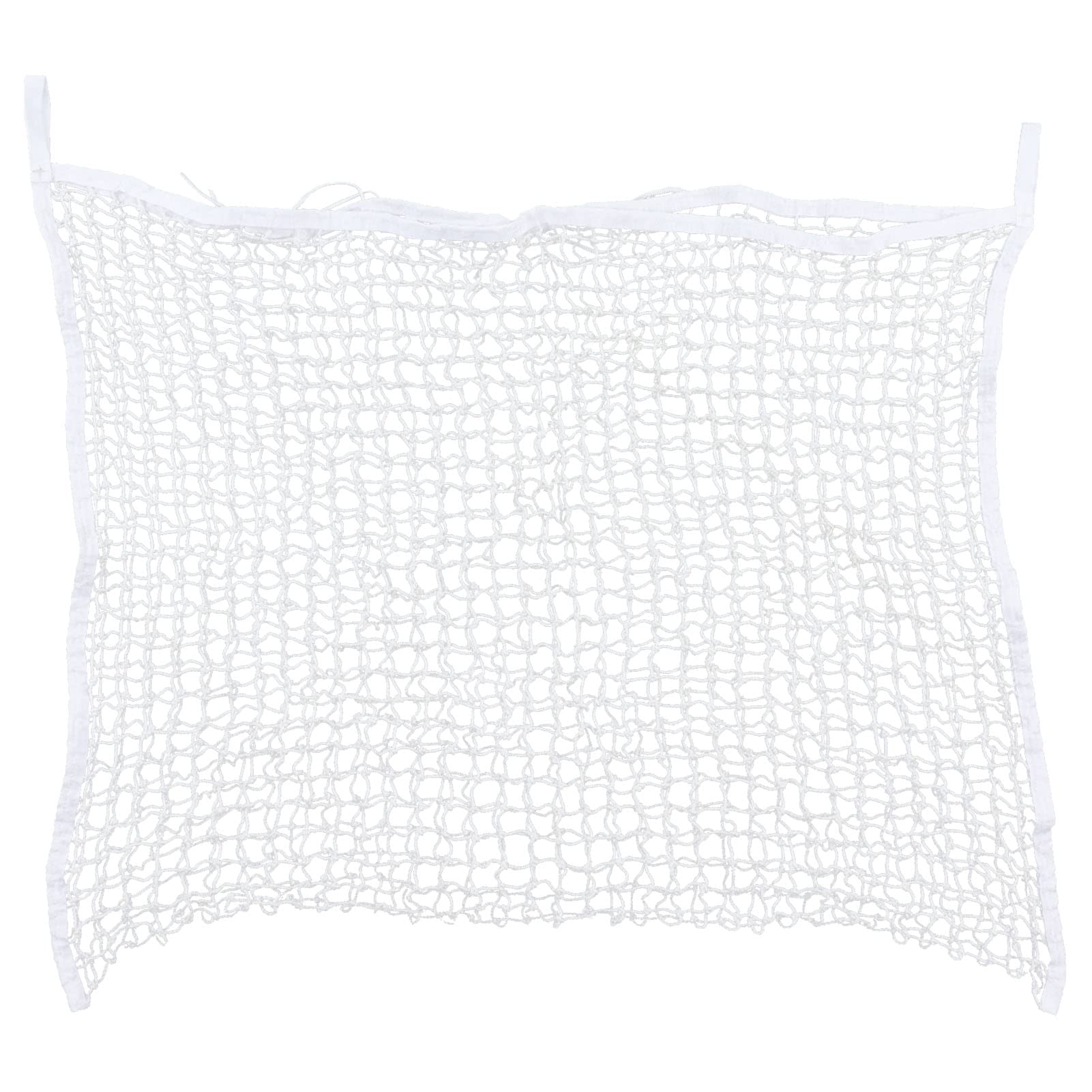 Bolsa de red de heno, red de heno de alimentación lenta, bolsa de heno negra, cuerda tejida, comedero de heno para granero, paddock, caballo, cabra, ganado (120 x 90 cm)