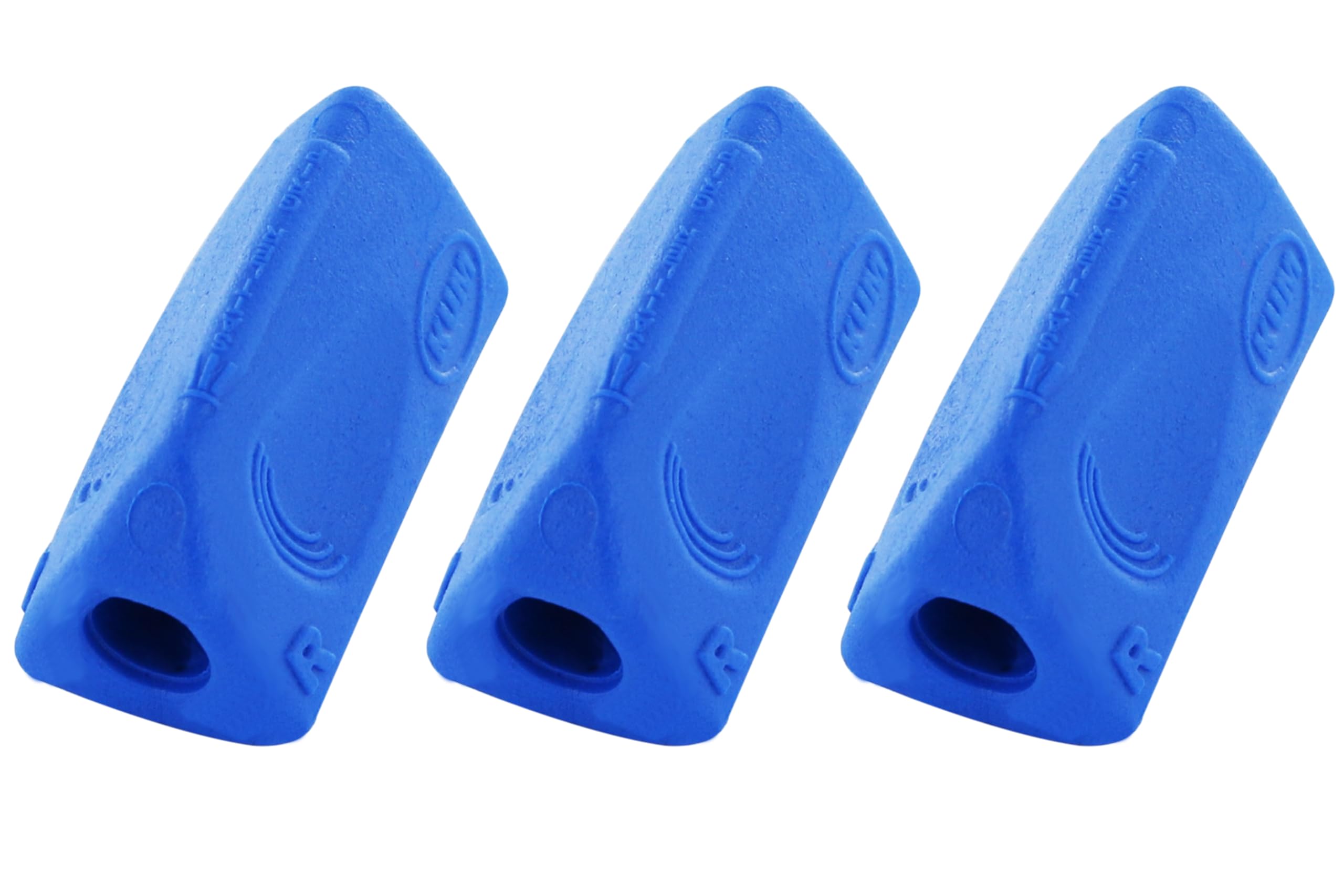 Kum AZ406.02.16-B - Writing Aid Sattler Tri Grip for Right and Left Handers, Blue, 3 Pieces