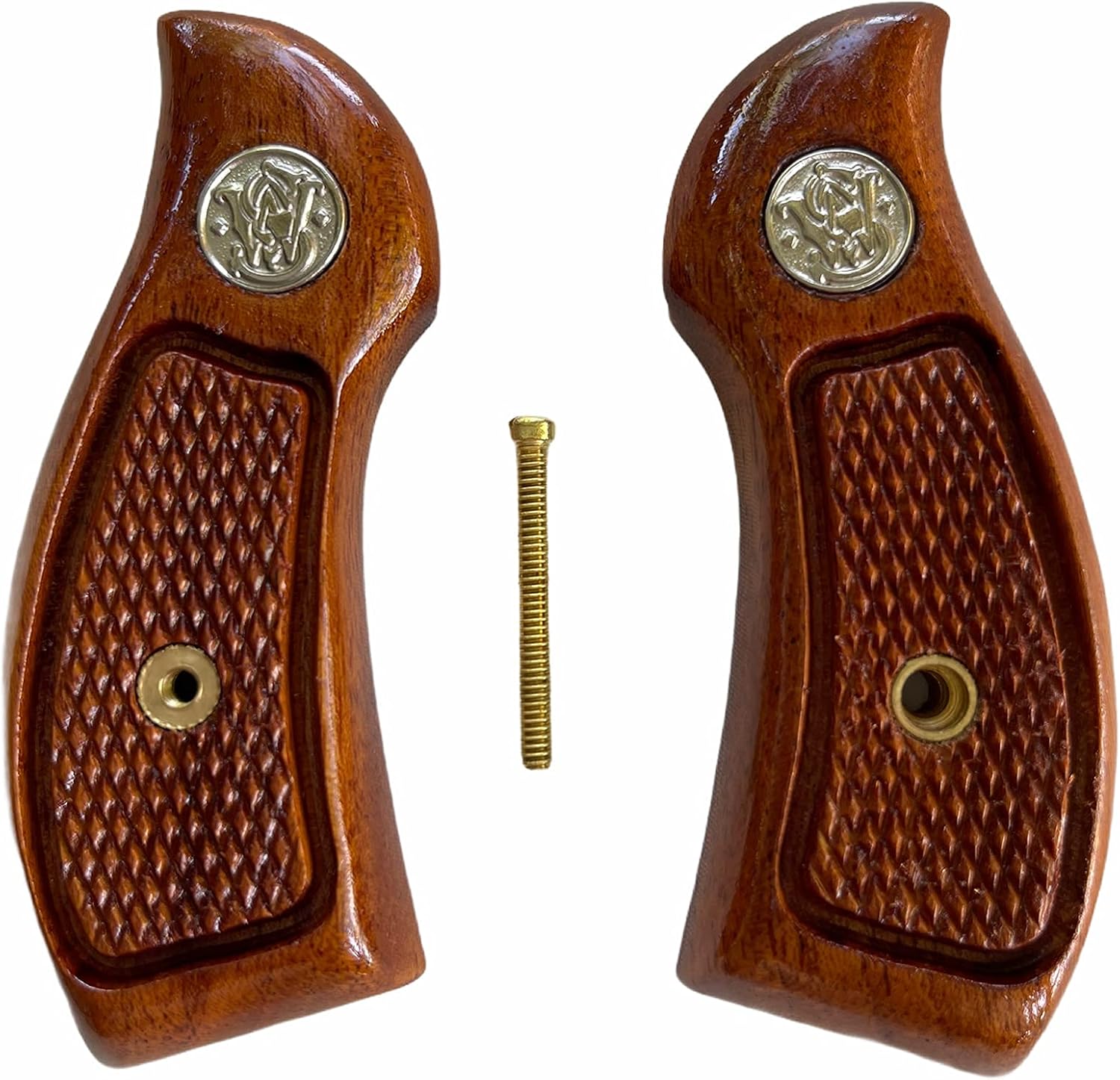 handicraftgrips New Smith & Wesson S&w J Frame Round Butt Bodyguard Grips Checkered