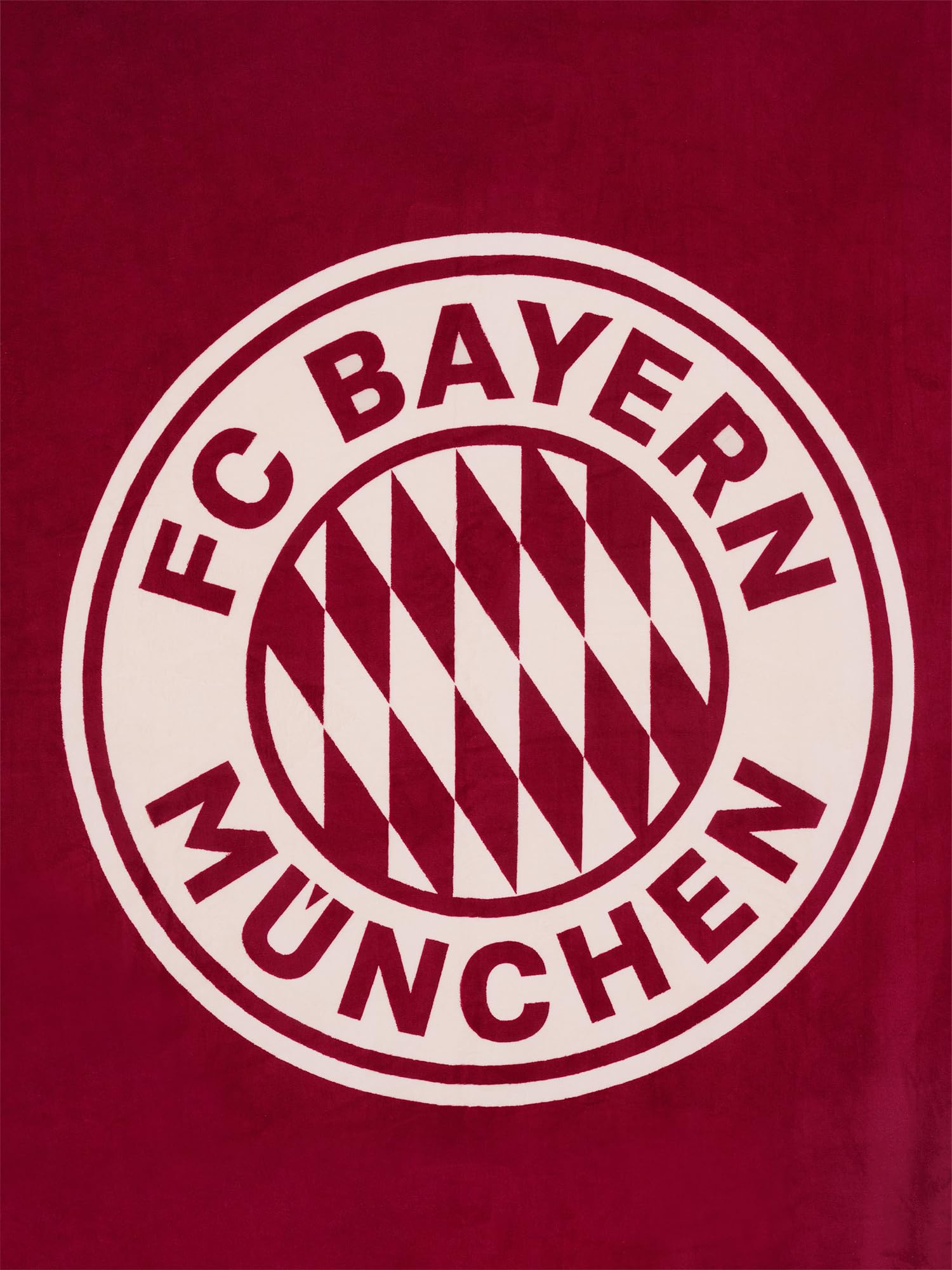 FC Bayern München Kuscheldecke I Sofadecke I Sherpa I Rot I 150 x200 cm
