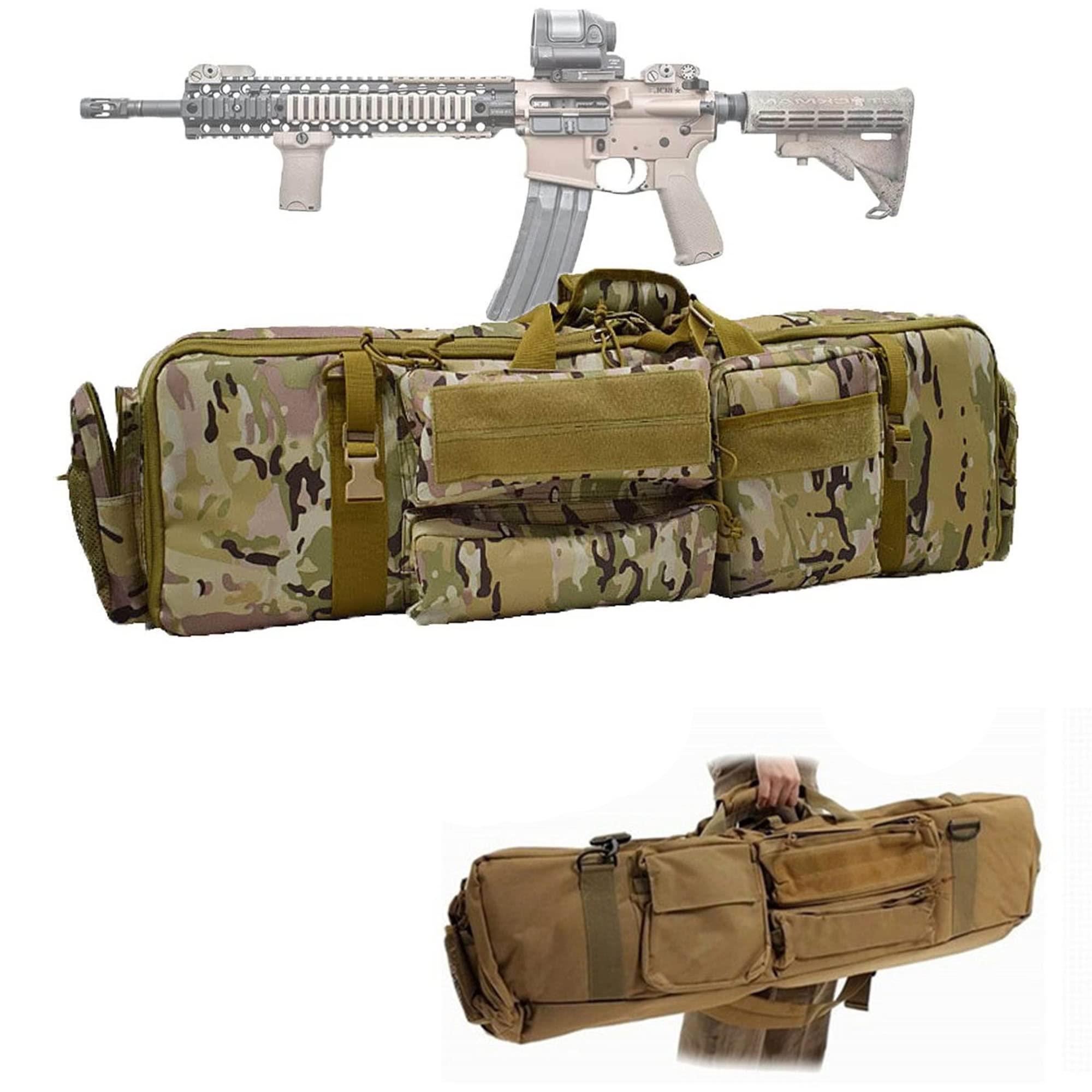 Buy XVBVS Double Case Soft Hunting Bag Outdoor M249 Bags Backpack