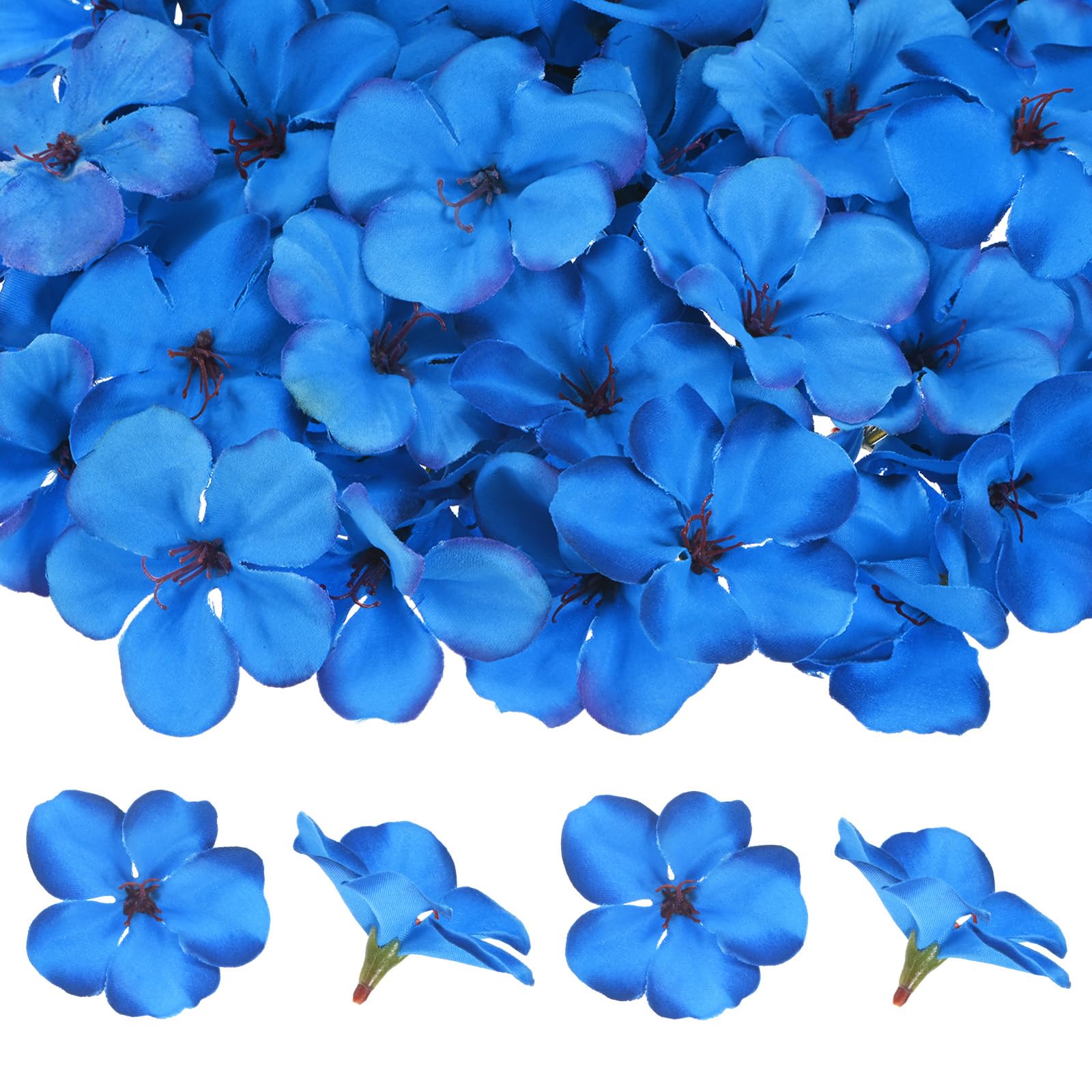 M METERXITY 100-Pack Artificial Orchid Flower Heads
