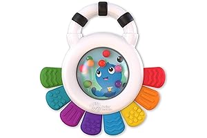 0-6 Months Baby Toy: Precious Sensory Octopus With Rattle and Teether