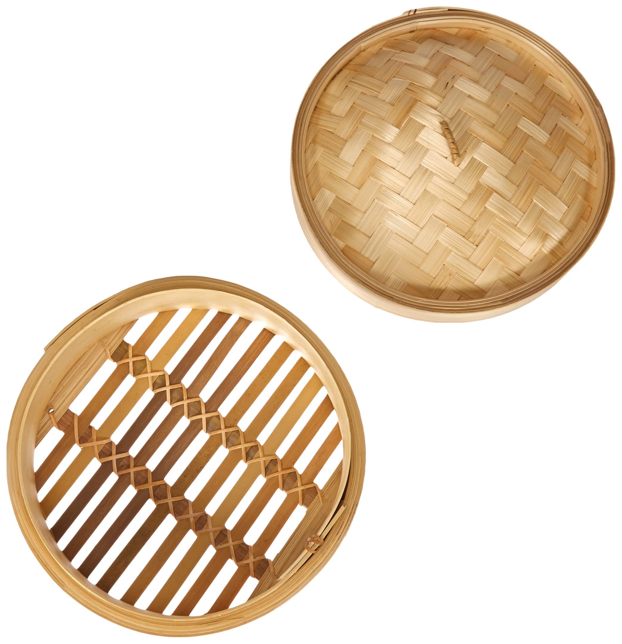 Excelsa Asia Vaporiera in bambù Diametro 22.5 cm, Legno Naturale