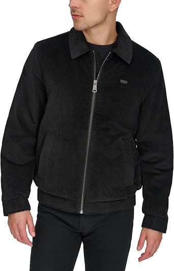 Levis Mens Corduroy Bomber Jacket Coat