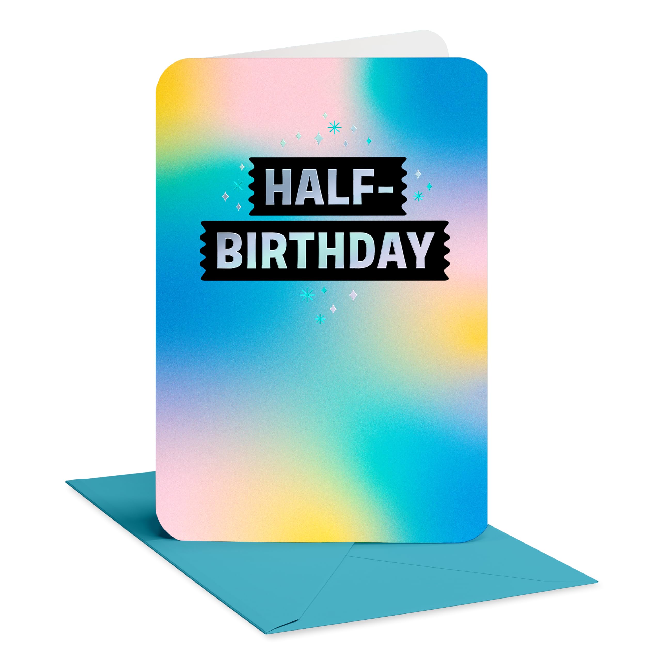 Photo 1 of American Greetings Happy Half Birthday Card. 1/2 Birthday Card for Adults, Kids, Friends, or Family
