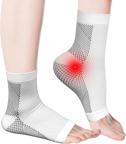 Calcetines de neuropatía para mujeres y hombres, manga de compresión de tobillo, calcetines de alivio calmante para aliviar el dolor neuropatía,