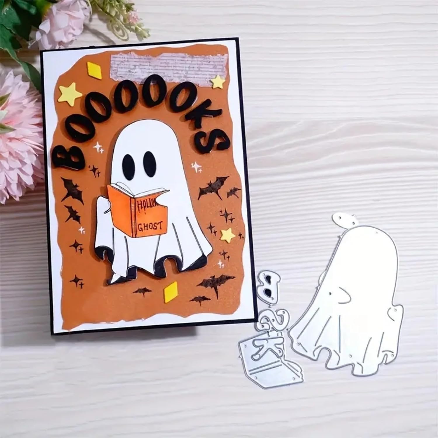 Halloween House Tree Die Cuts for Card Making Metal Cutting Dies for DIY Paper Scrapbooking Decor Embossing Crafts
